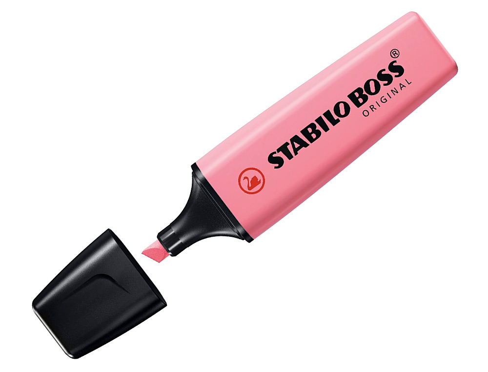 MARCADOR FLUORESCENTE STABILO BOSS 70 PASTEL ROSA