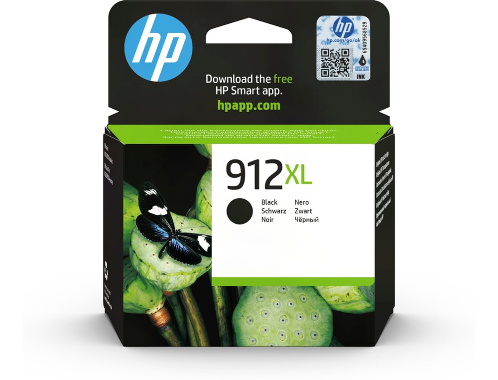 TINTEIRO HP 912 XL OFFICEJET 8010 / 8020 / 8035 PRETO 825 PAG