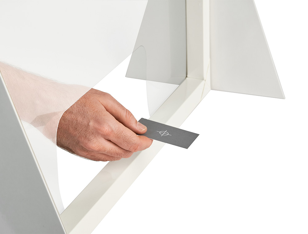 VISOR DE PROTECAO Q-CONNECT CARTAO FORMATO VERTICAL 70X100 CM
