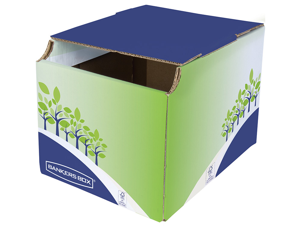 CONTENTOR PARA RECICLAGEM FELLOWES SECRETARIA CARTAO 100% RECICLADO MONTAGEM MANUAL ENTRADA FRONTAL E CAPA SUPERIOR CAPA