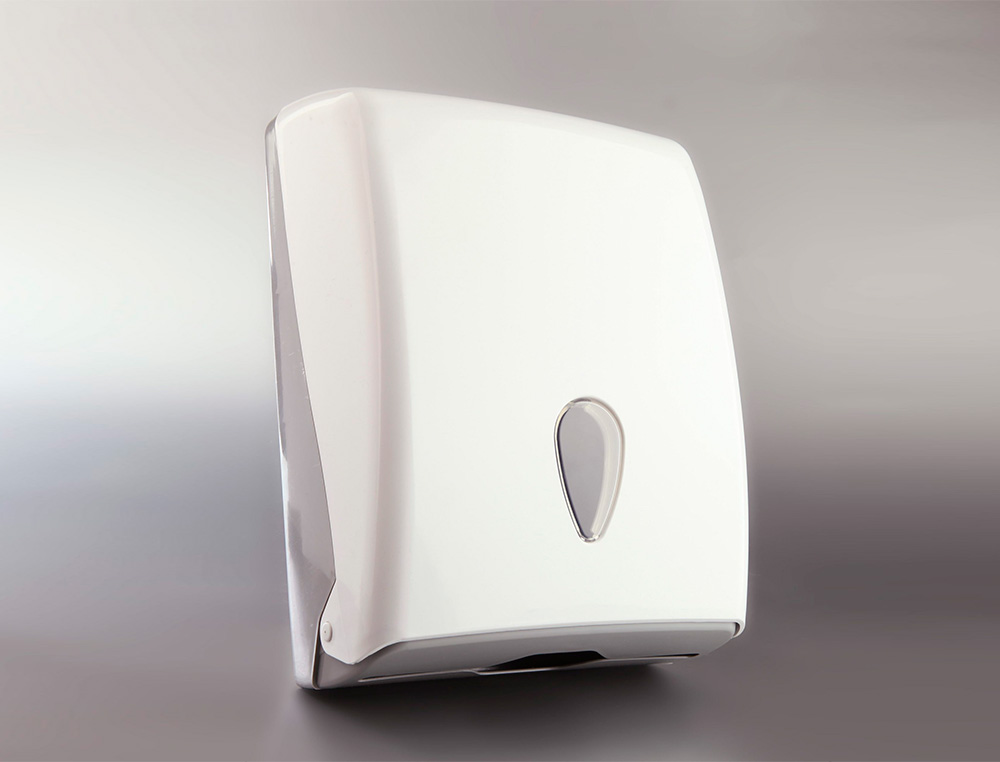 DISPENSADOR TOALHETES SECA MOS DAHI JAVEA ABS COR BRANCO 370X277X130 MM