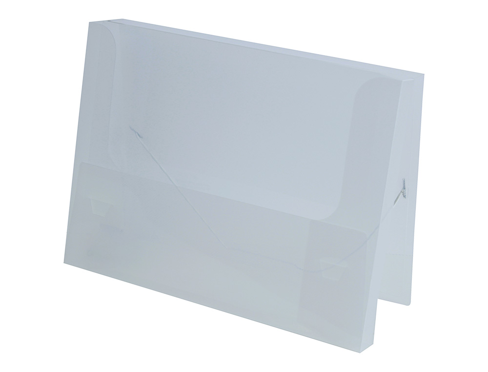 PASTA LIDERPAPEL PORTA DOCUMENTOS POLIPROPILENO DINA4 TRANSPARENTE TRANSLUCIDO LOMBADA 50 MM