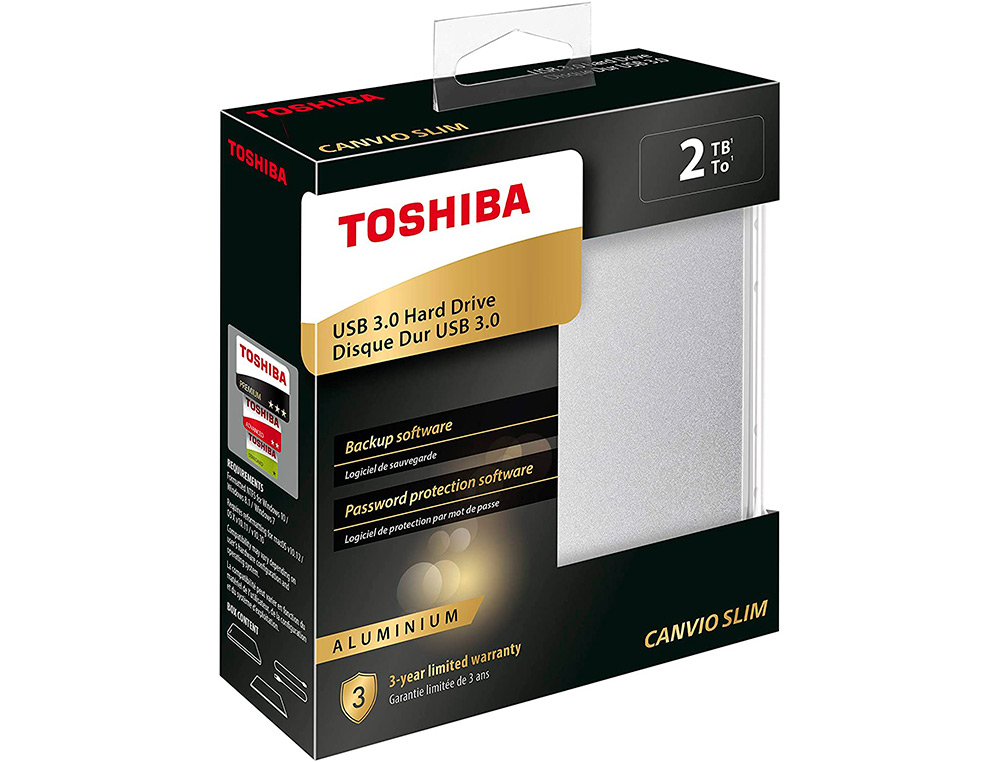 DISCO RIGIDO EXTERNO TOSHIBA CANVIO SLIM HDD 2,50