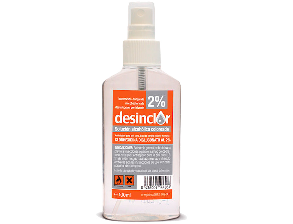 DESEMCLOR SOLUCAO 2% ALCOÓLICA FRASCO DE 125 ML