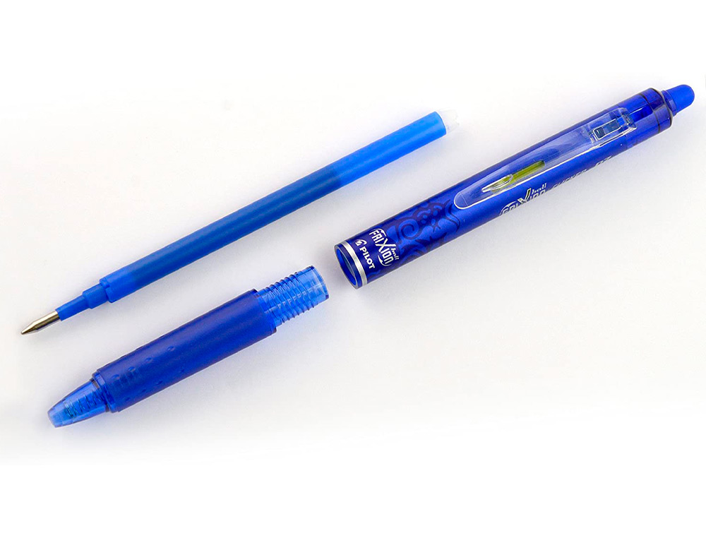 ESFEROGRAFICA PILOT FRIXION CLICKER APAGAVEL 0,7 MM PONTA MEDIA AZUL EM BLISTER