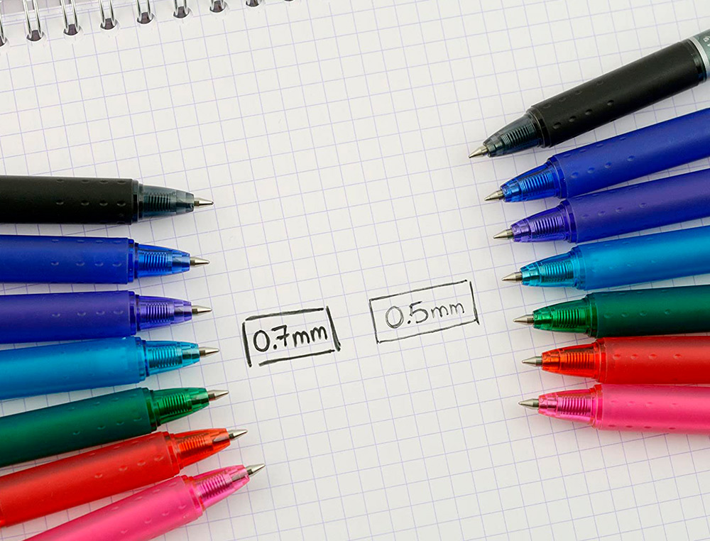 ESFEROGRAFICA PILOT FRIXION CLICKER APAGAVEL 0,7 MM PONTA MEDIA AZUL EM BLISTER
