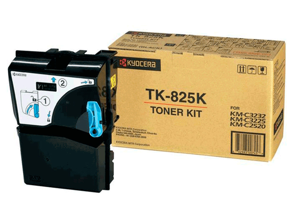 TONER KYOCERA -MITA KM-C2520 / 3225 / 3232 TK825K PRETO