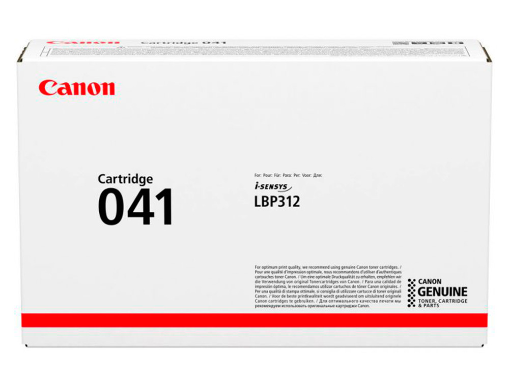 TONER CANON 041 CRG041BK LBP312 LBP310 PRETO