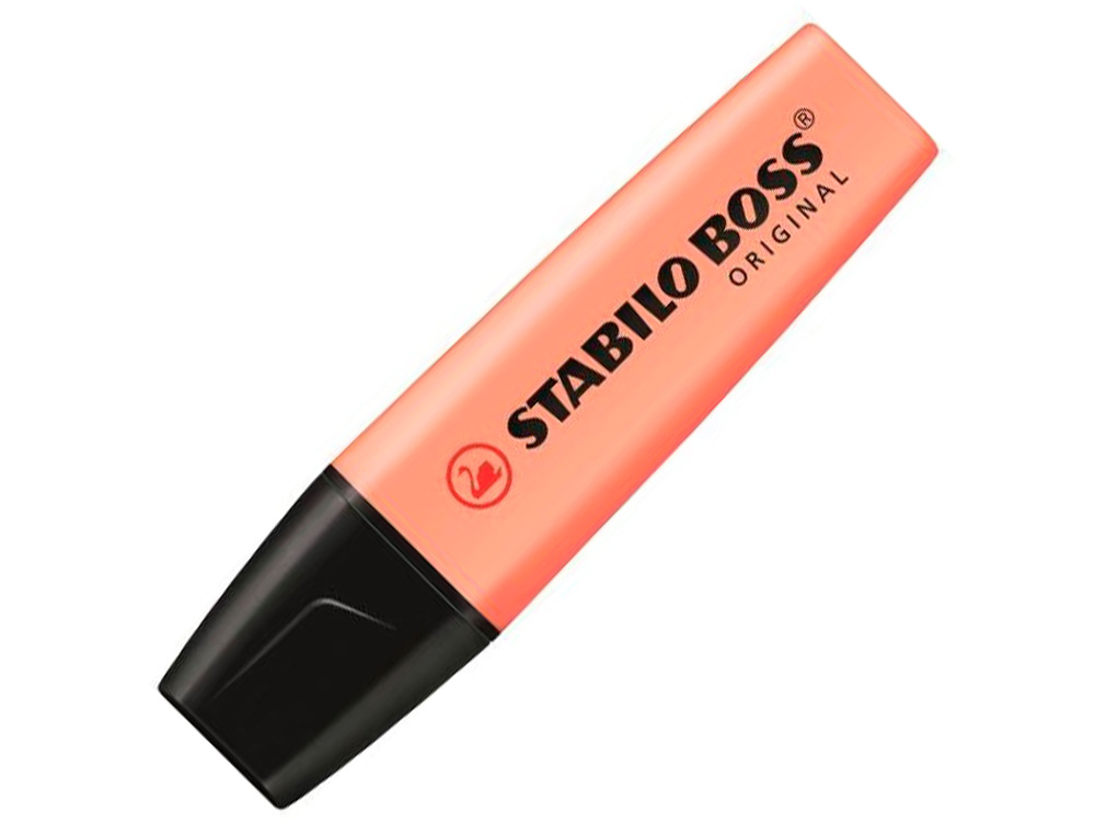 MARCADOR FLUORESCENTE STABILO BOSS 70 PASTEL LARANJA PALIDO