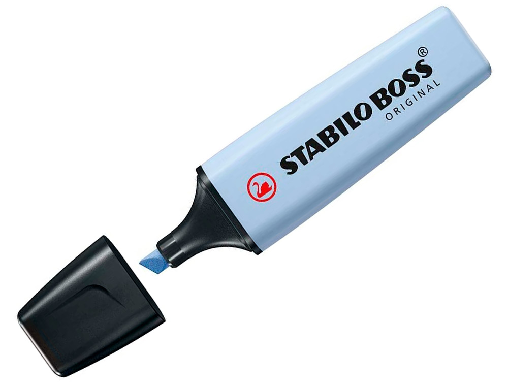 MARCADOR FLUORESCENTE STABILO BOSS 70 PASTEL AZUL VENTOSO