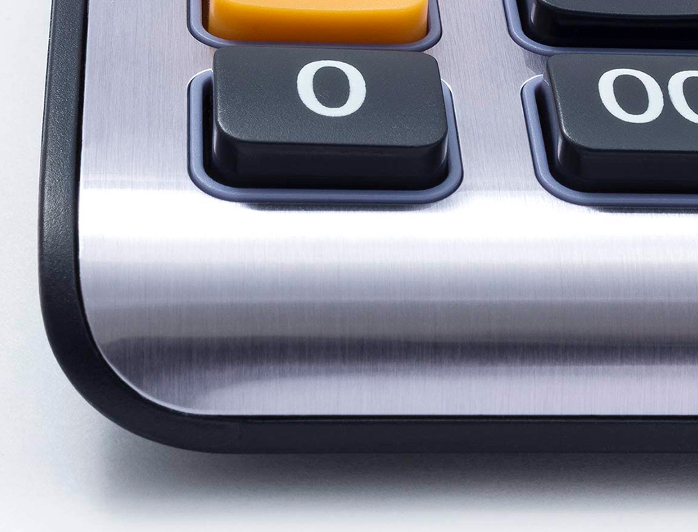 CALCULADORA CASIO MS-80E SECRETARIA 8 DIGITOS TX +/- TECLA DUPLO ZERO COR AZUL