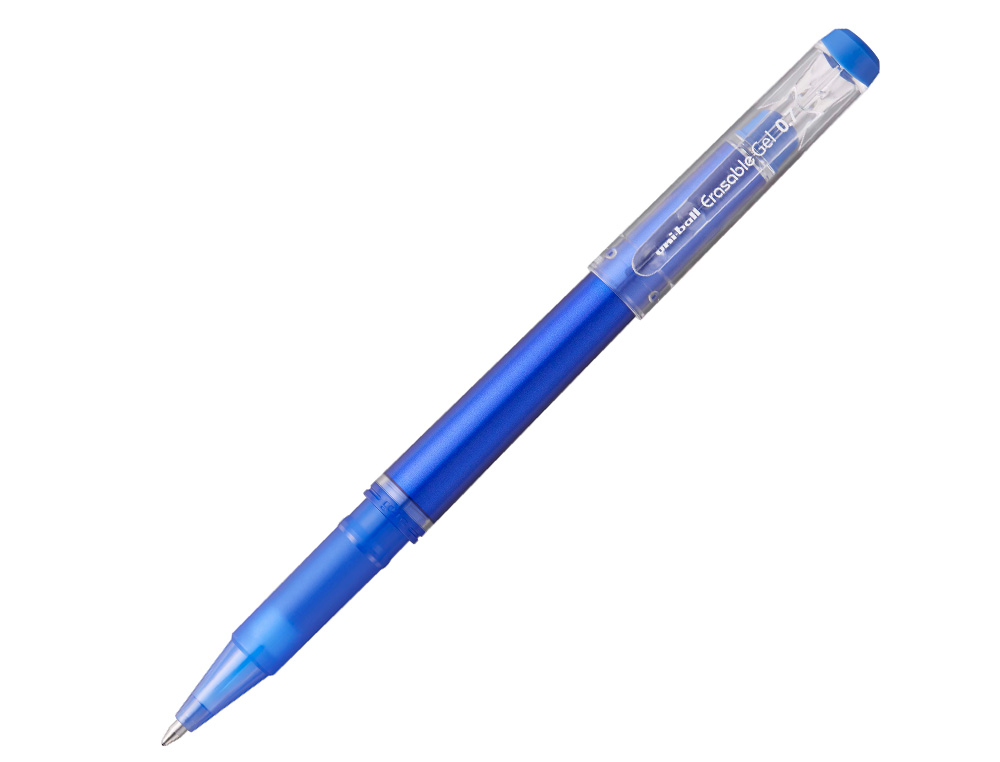 MARCADOR UNI-BALL ROLLER UF-222 TINTA GEL APAGAVEL 0,7 MM AZUL