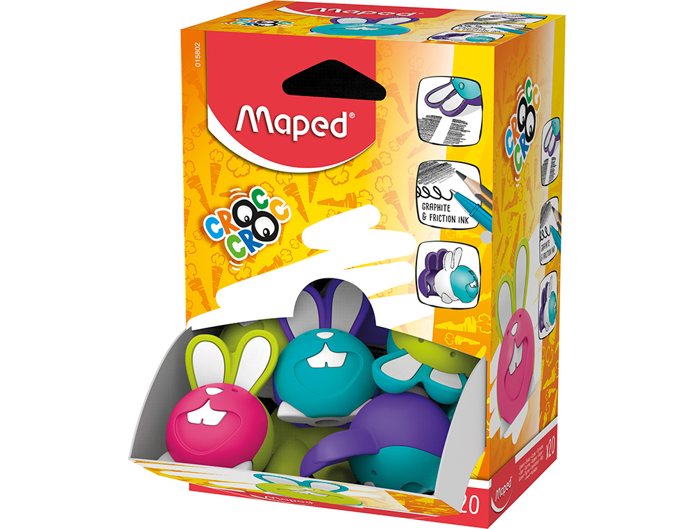 BORRACHA MAPED CROC CROC DUO COELHO CORES SORTIDAS