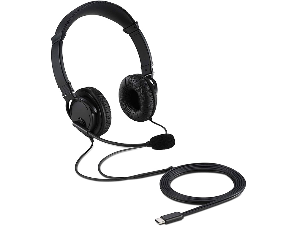 AURICULARES KENSINGTON HI-FI COM MICROFONE CABO USB-C 182 CM