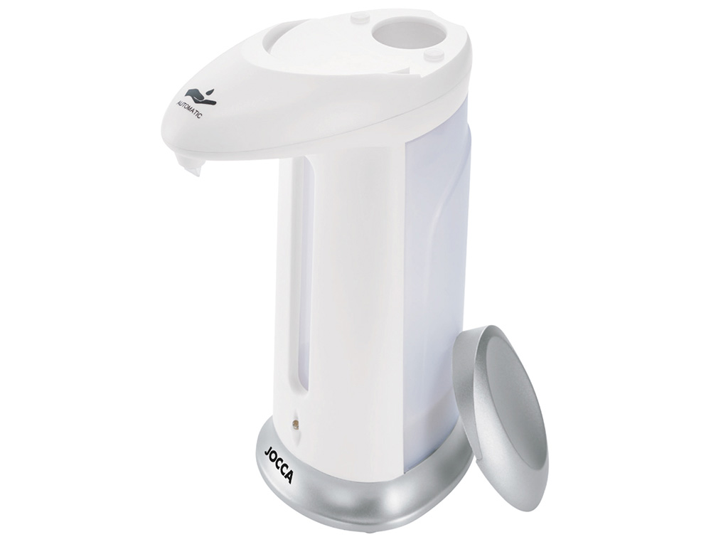 DISPENSADOR AUTOMATICO SABAO/GEL JOCCA COM INDICADOR LED CAPACIDADE 280 ML 83X125X200 MM