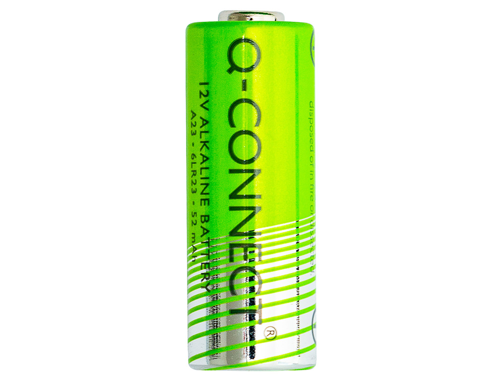 PILHA Q-CONNECT ALCALINA AG23 6LR23 12V BLISTER DE 1 UNIDADE