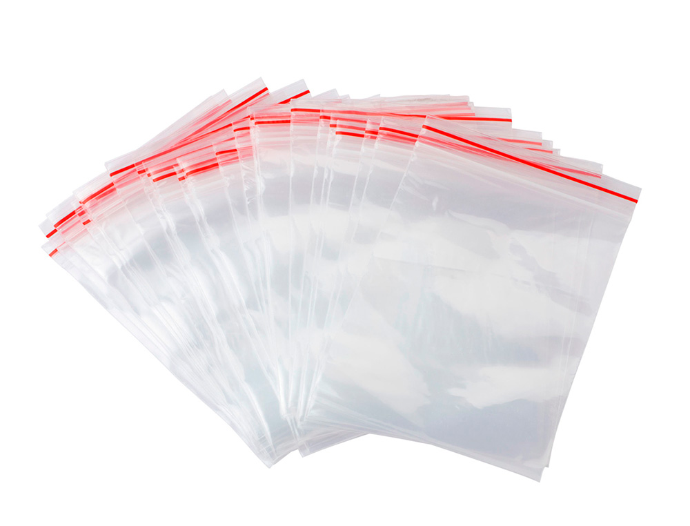 BOLSA PLASTICO AUTO SELADA Q-CONNECT 250X350 MM PACK DE 100 UNIDADES