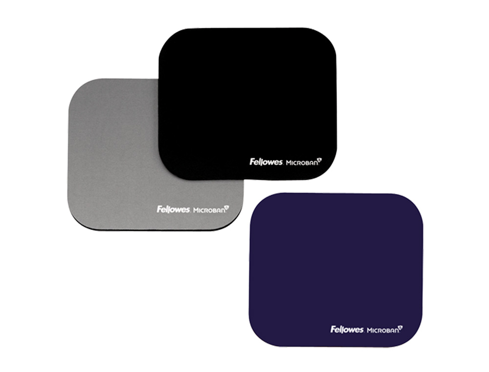 TAPETE PARA RATO FELLOWES COM PROTECAO MICROBAN COR PRETO 226X192X3 MM