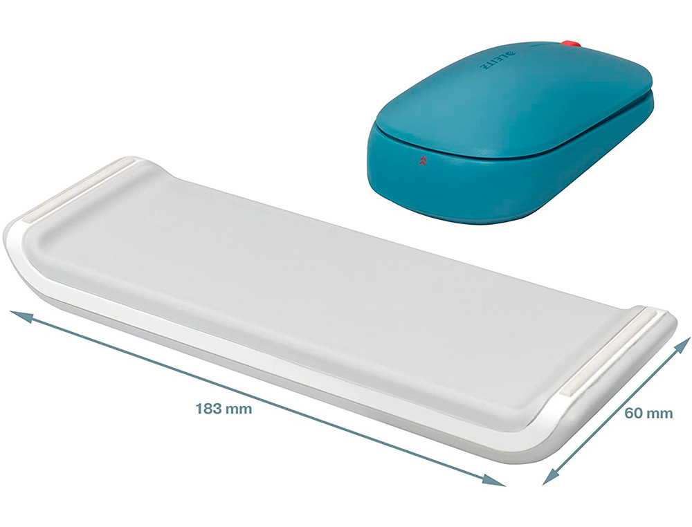 APOIO DE PULSOS LEITZ ERGO COSY PARA RATO AJUSTAVEL COR CINZA