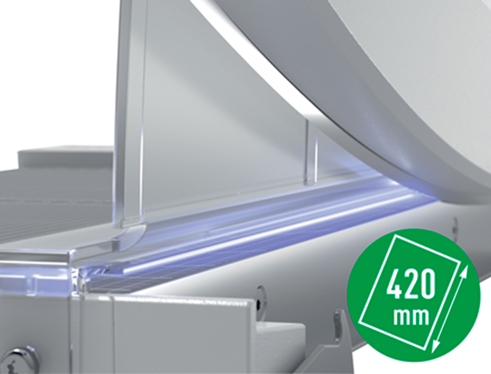 GUILHOTINA DE ALAVANCA LEITZ PRECISION HOME OFFICE A3 BASE PLASTICO COMPRIMENTO CORTE 457 MM CAPAC. DE CORTE 10 F