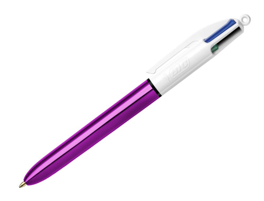 SET ESCRITA BIC 1 QUATRO CORES SHINE + 1 FLUOR GRIP PASTEL + 1 NOTEBOOK