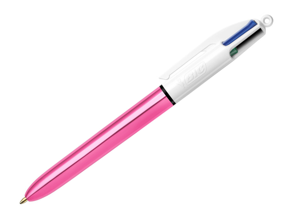 SET ESCRITA BIC 1 QUATRO CORES SHINE + 1 FLUOR GRIP PASTEL + 1 NOTEBOOK