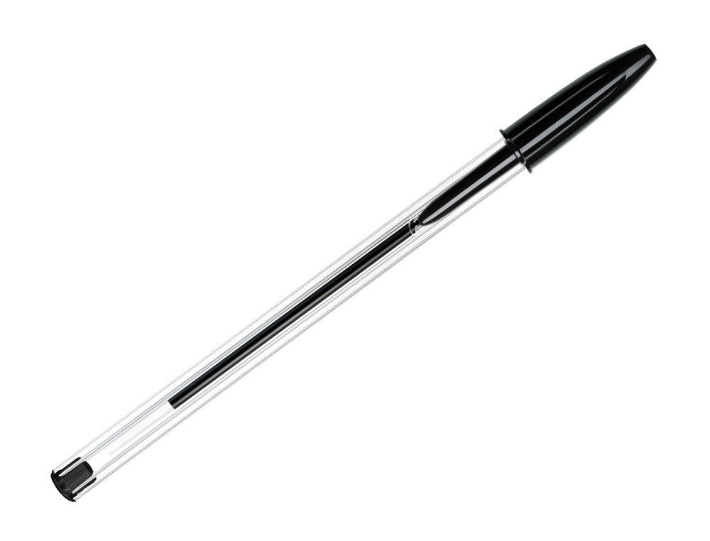 ESFEROGRAFICA BIC CRISTAL MEDIUM PRETO BOLSA DE 5 UNIDADES
