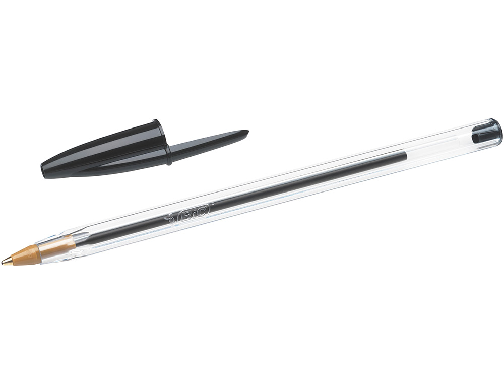 ESFEROGRAFICA BIC CRISTAL MEDIUM PRETO BOLSA DE 5 UNIDADES