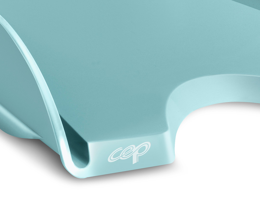 BANDEJA DE SECRETARIA CEP RIVIERA PLASTICO COR VERDE AGUA 348X257X66 MM