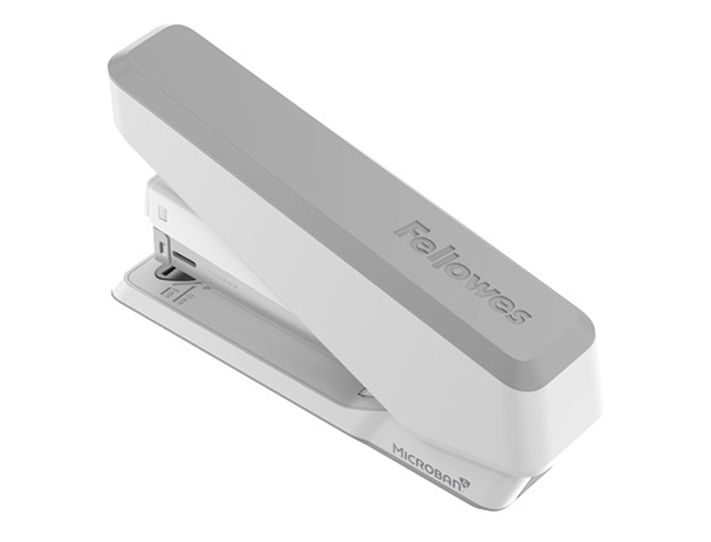 AGRAFADOR FELLOWES EASYPRESS LX850 PROTECAO ANTIBACTERIANA CAPACIDADE 25 FOLHAS USA AGRAFES 24/6 E 26/6 BRANCO