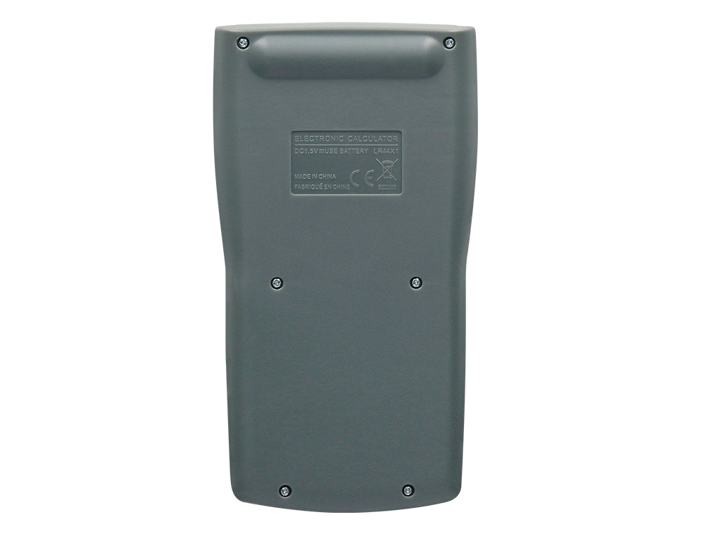 CALCULADORA LIDERPAPEL CIENTIFICA XF34 12 DIGITOS 240 FUNCOES COM TAMPA SOLAR E PILHAS COR CINZA 156X85X20 MM