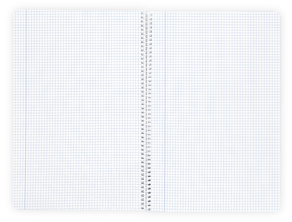 CADERNO ESPIRAL LIDERPAPEL WONDER DIN A4 CAPA PLASTICO 80 F 90 GR QUADRICULA 5MM COM MARGEM CORES SORTIDAS