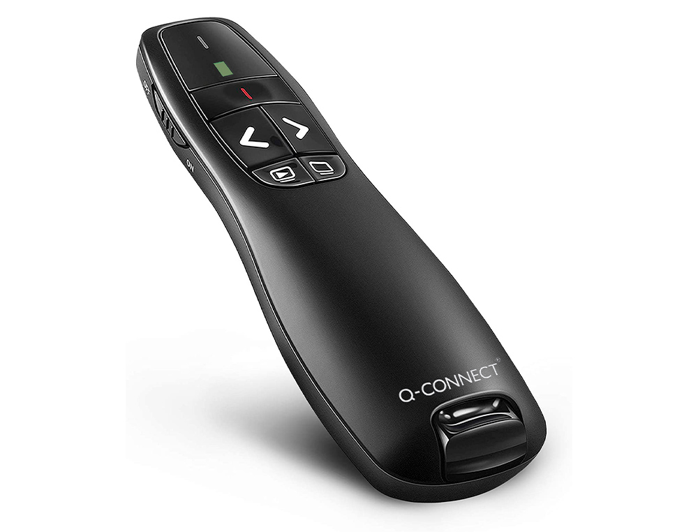 PONTEIRO LASER Q-CONNECT PARA APRESENTACOES 5 BOTOES ALCANCE 20 MT MICRO USB