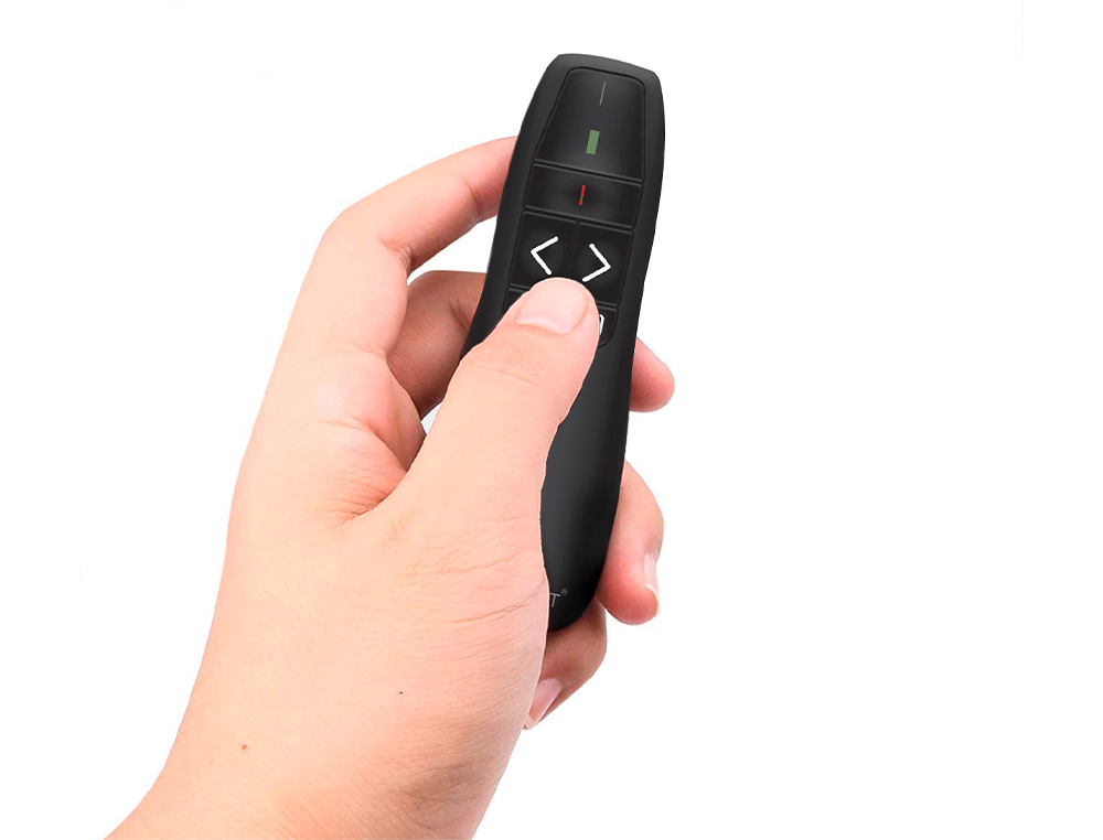 PONTEIRO LASER Q-CONNECT PARA APRESENTACOES 5 BOTOES ALCANCE 20 MT MICRO USB