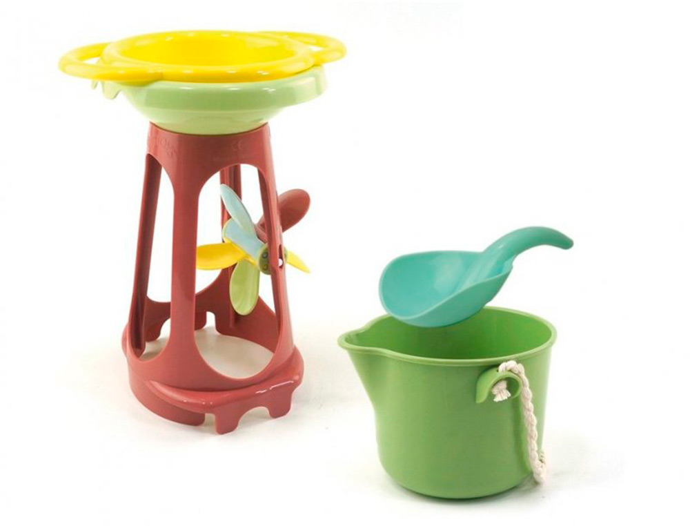 MOINHO DE AREIA E AGUA VIKINGTOYS ECOLINE ECOLOGICO E RECICLAVEL