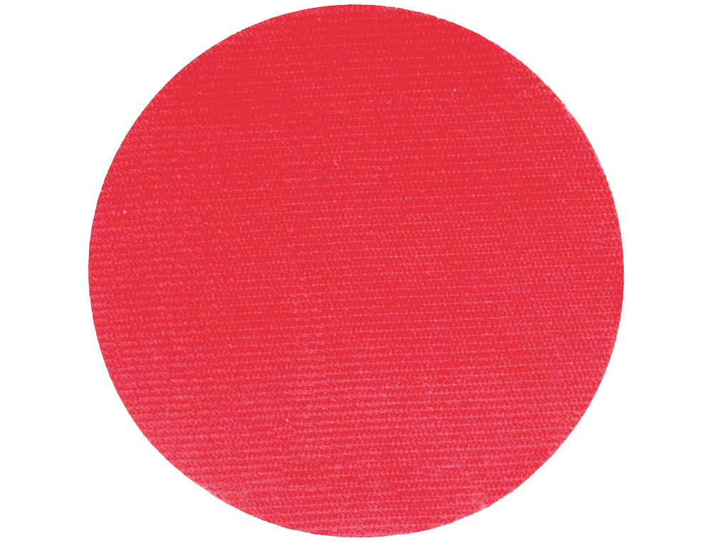 FITA DE FECHO PLICO VELCRO AUTOADESIVO 20 MM DIAMETRO COR VERMELHO CAIXA DE 400 UNIDADES