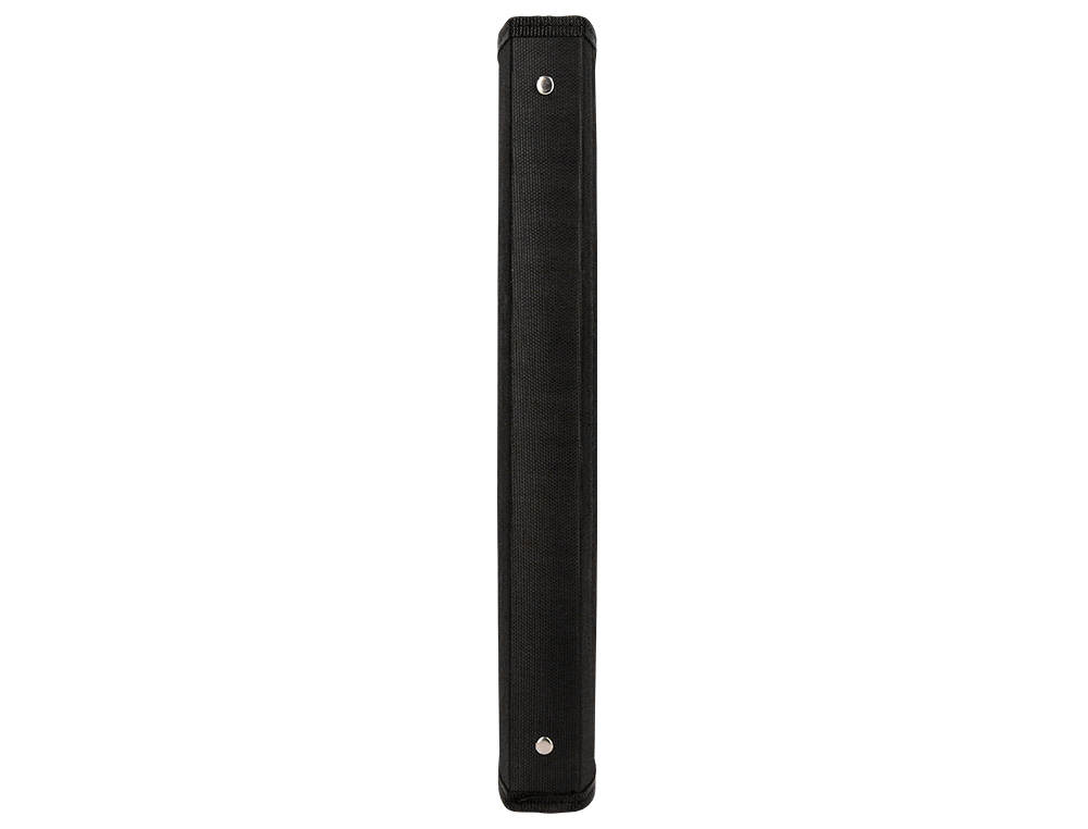 PASTA LIDERPAPEL 4 ANEIS 25 MM POLIPROPILENO FECHO DE CORRER 4 BOLSOS INTERIORES COR PRETO