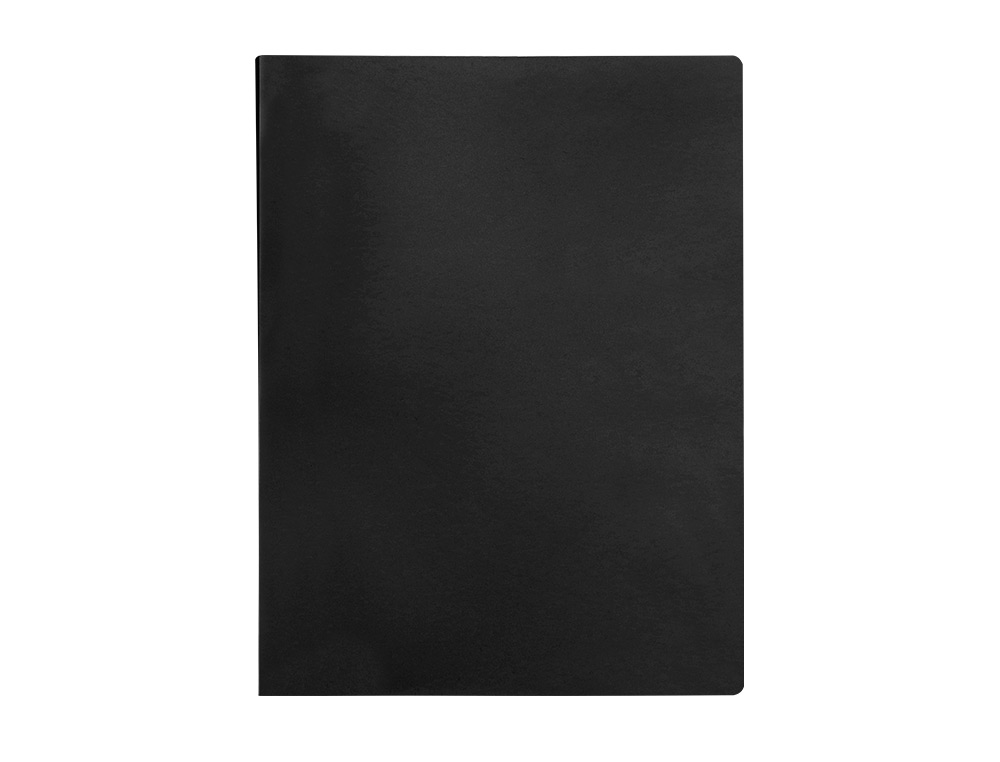 CAPA CATALOGO LIDERPAPEL 40 BOLSAS POLIPROPILENO DIN A3 PRETO OPACO