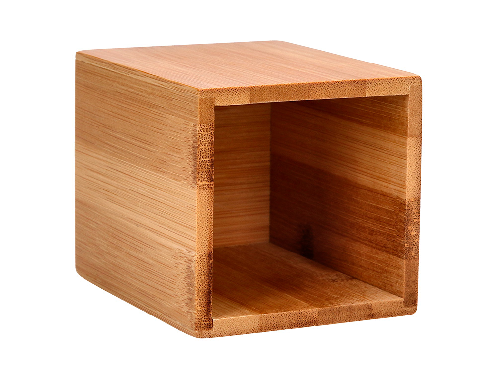 PORTA LAPIS LIDERPAPEL ECOUSE BAMBU 8X8X10 CM