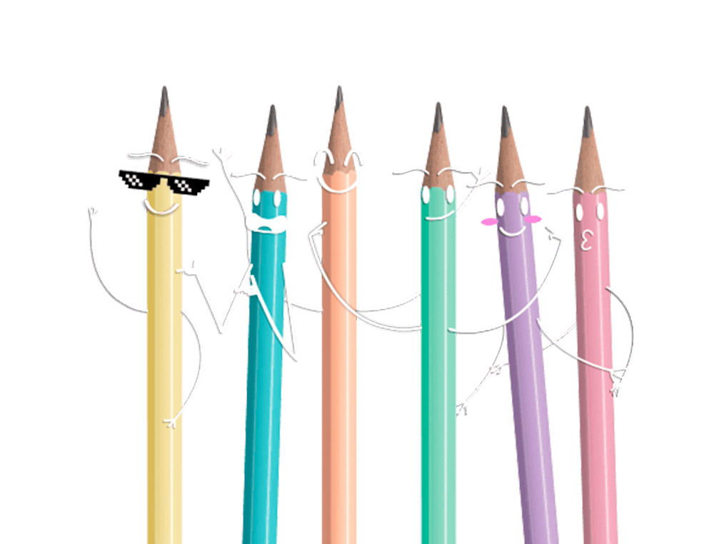 LAPIS DE GRAFITE STABILO SWANO COM BORRACHA MINA 2,2 MM DUREZA HB ROSA PASTEL