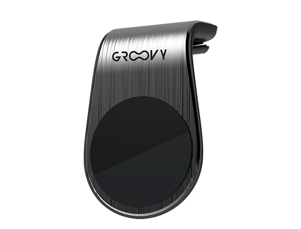 SUPORTE MOVEL PARA CARRO GROOVY UNIVERSAL MAGNETICO COR CINZA ESCURO