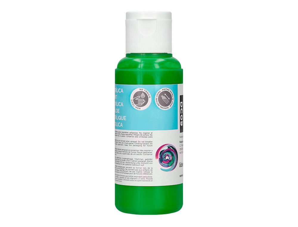 PINTURA ACRILICA LIDERPAPEL FRASCO DE 80 ML VERDE