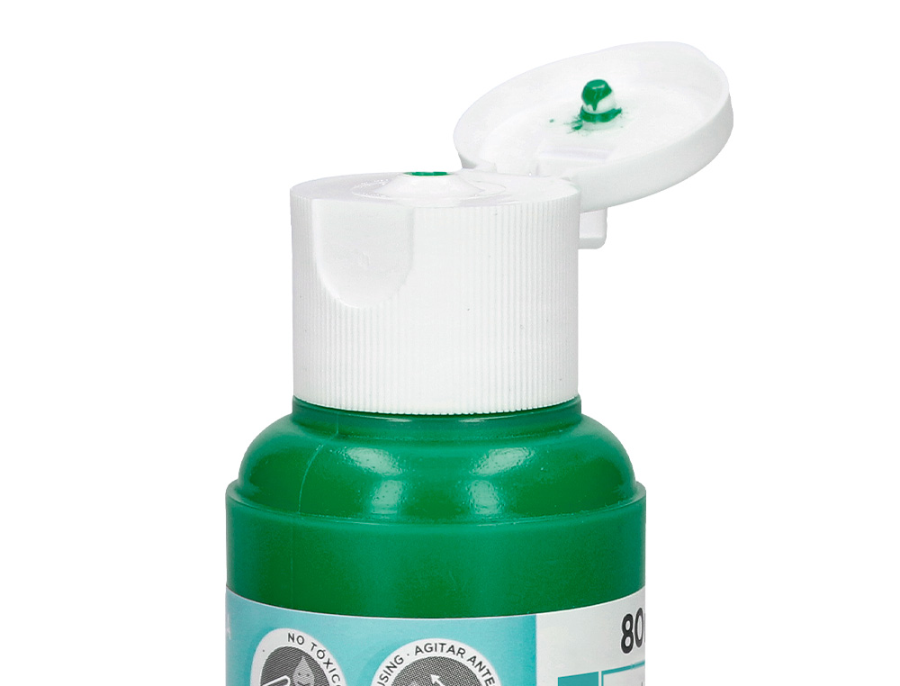 PINTURA ACRILICA LIDERPAPEL FRASCO DE 80 ML VERDE ESCURO