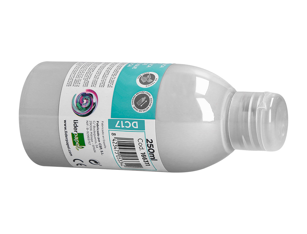 PINTURA ACRILICA LIDERPAPEL FRASCO DE 250 ML BRANCO