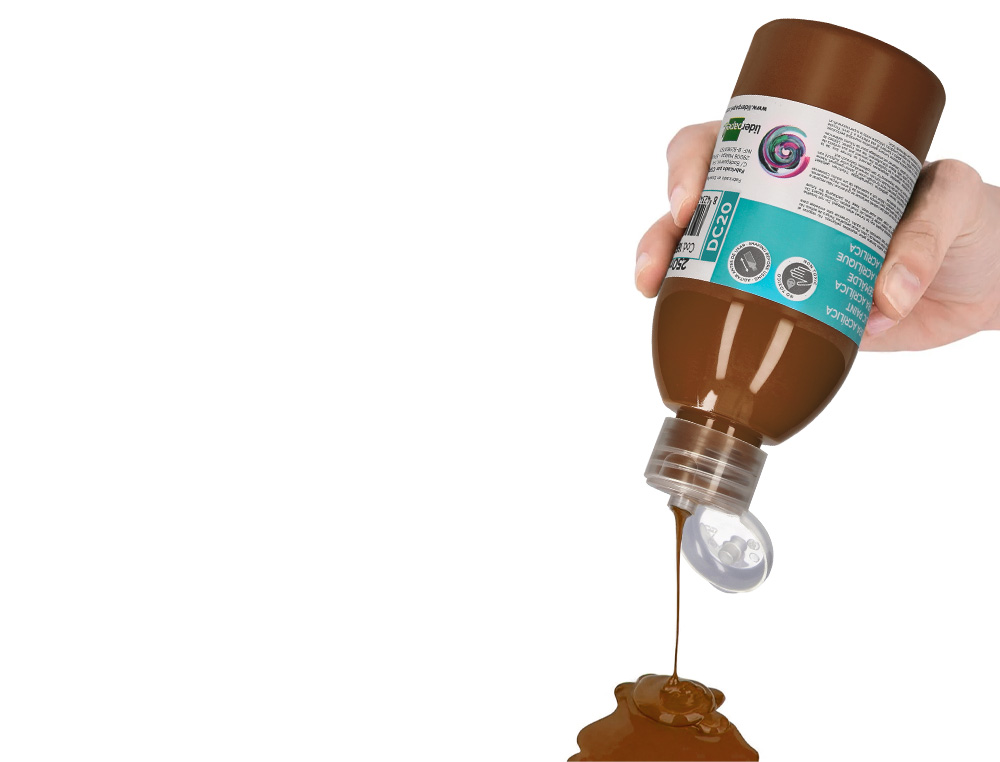 PINTURA ACRILICA LIDERPAPEL FRASCO DE 250 ML CASTANHO
