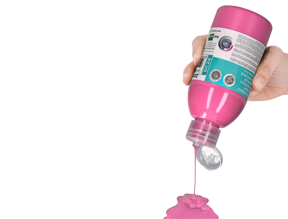 PINTURA ACRILICA LIDERPAPEL FRASCO DE 250 ML ROSA