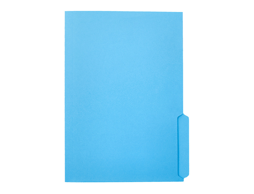 CLASSIFICADOR LIDERPAPEL EM CARTOLINA FOLIO PESTANA DIREITA 240G/M2 AZUL