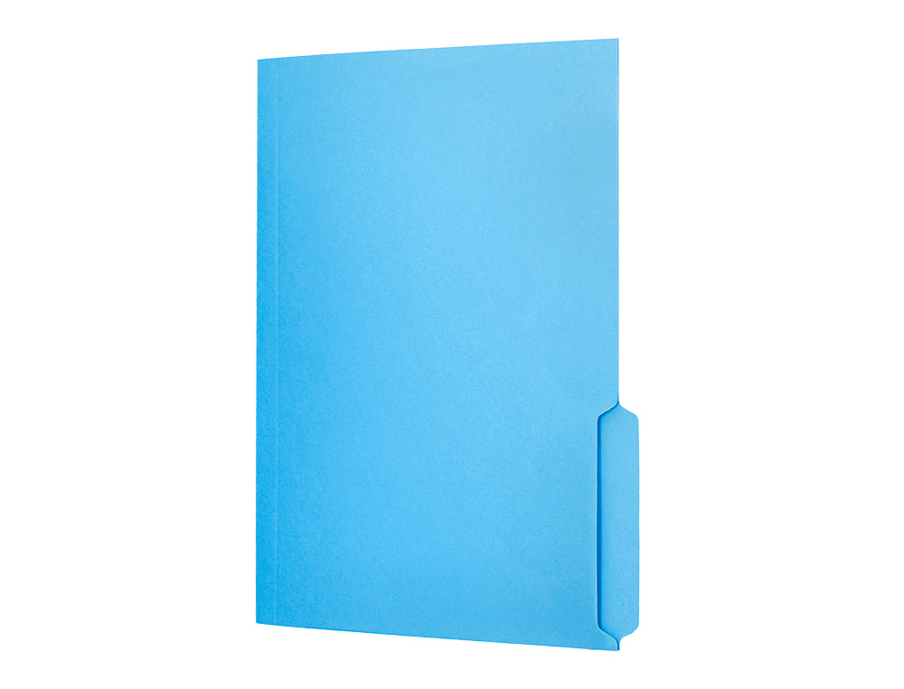 CLASSIFICADOR LIDERPAPEL EM CARTOLINA FOLIO PESTANA DIREITA 240G/M2 AZUL