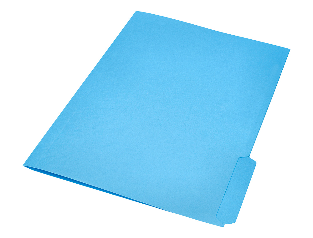 CLASSIFICADOR LIDERPAPEL EM CARTOLINA FOLIO PESTANA DIREITA 240G/M2 AZUL