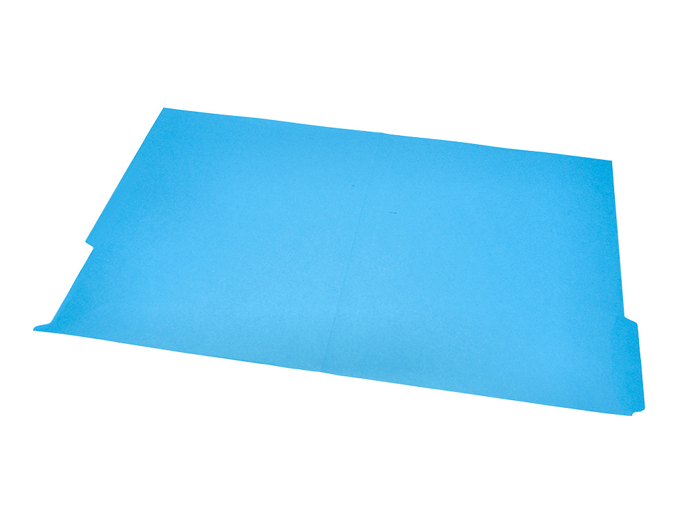CLASSIFICADOR LIDERPAPEL EM CARTOLINA FOLIO PESTANA DIREITA 240G/M2 AZUL